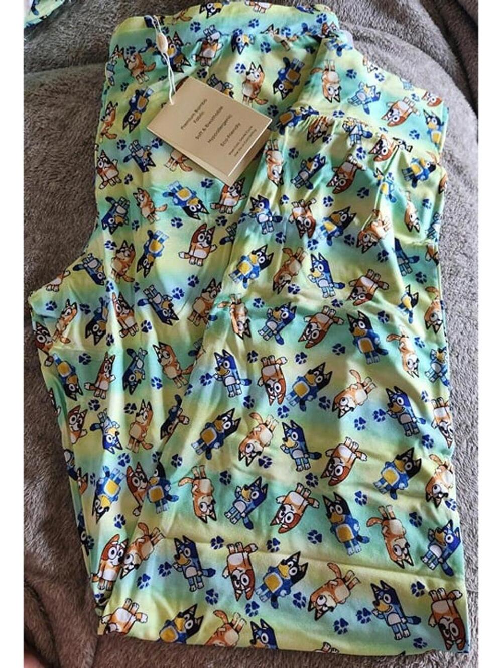 Large bluey bamboo joggers